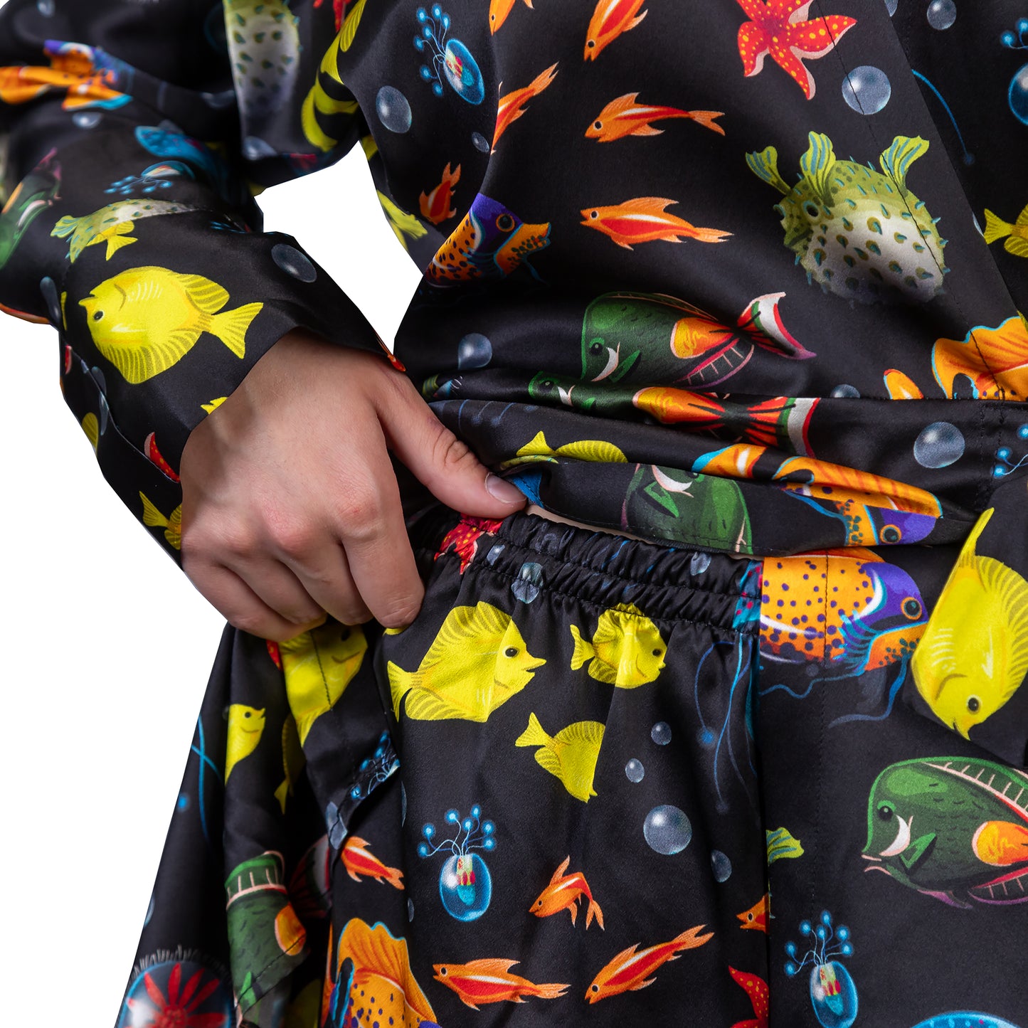 Blue Diamond Realista / Bata Estilo Kimono