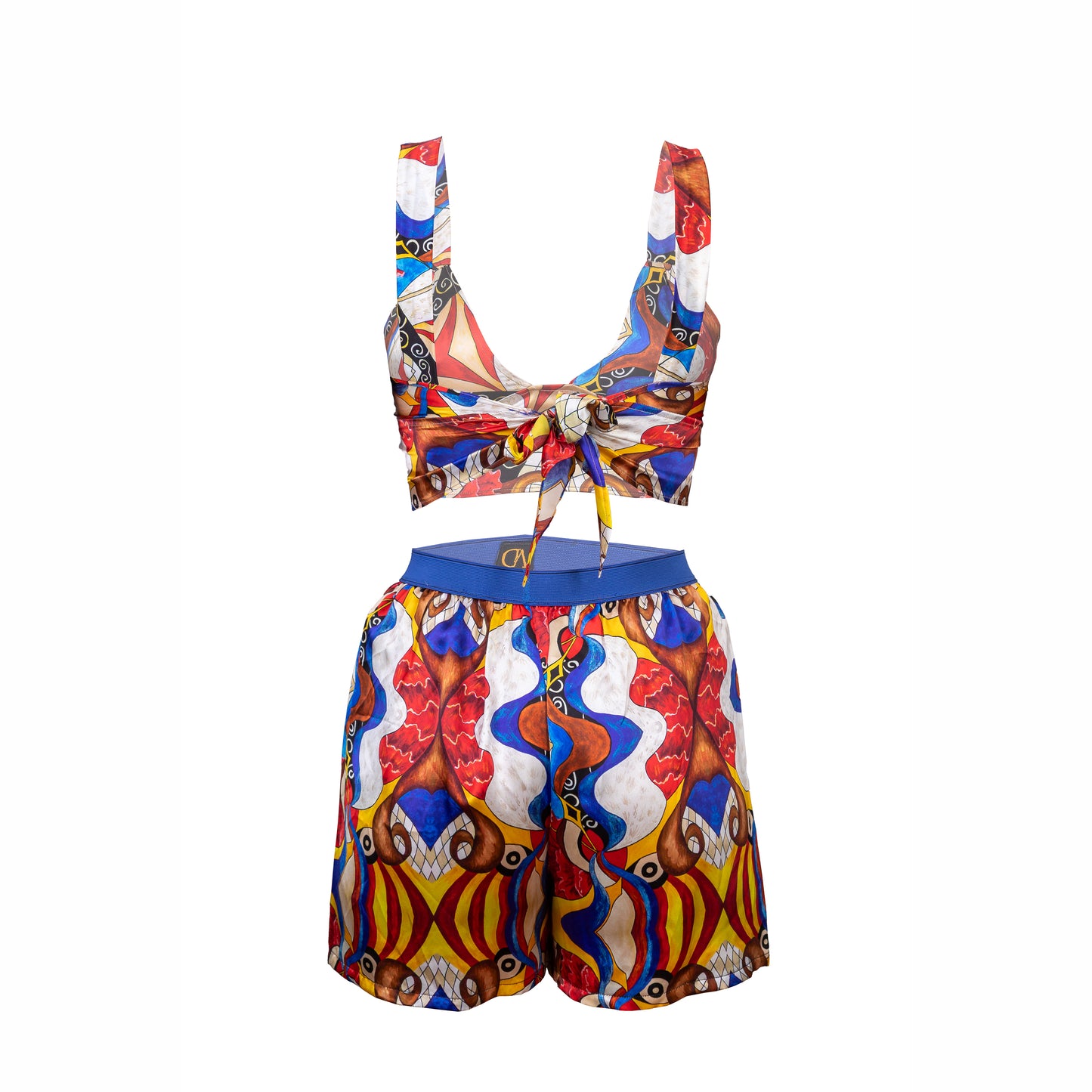 Blue Diamond Abstracto / Boxer Mujer + Corpiño